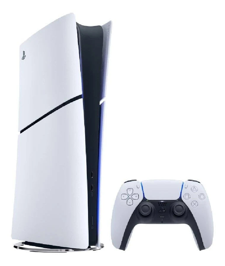 Sony PlayStation 5 Digital Edition Slim Gaming Console (White)