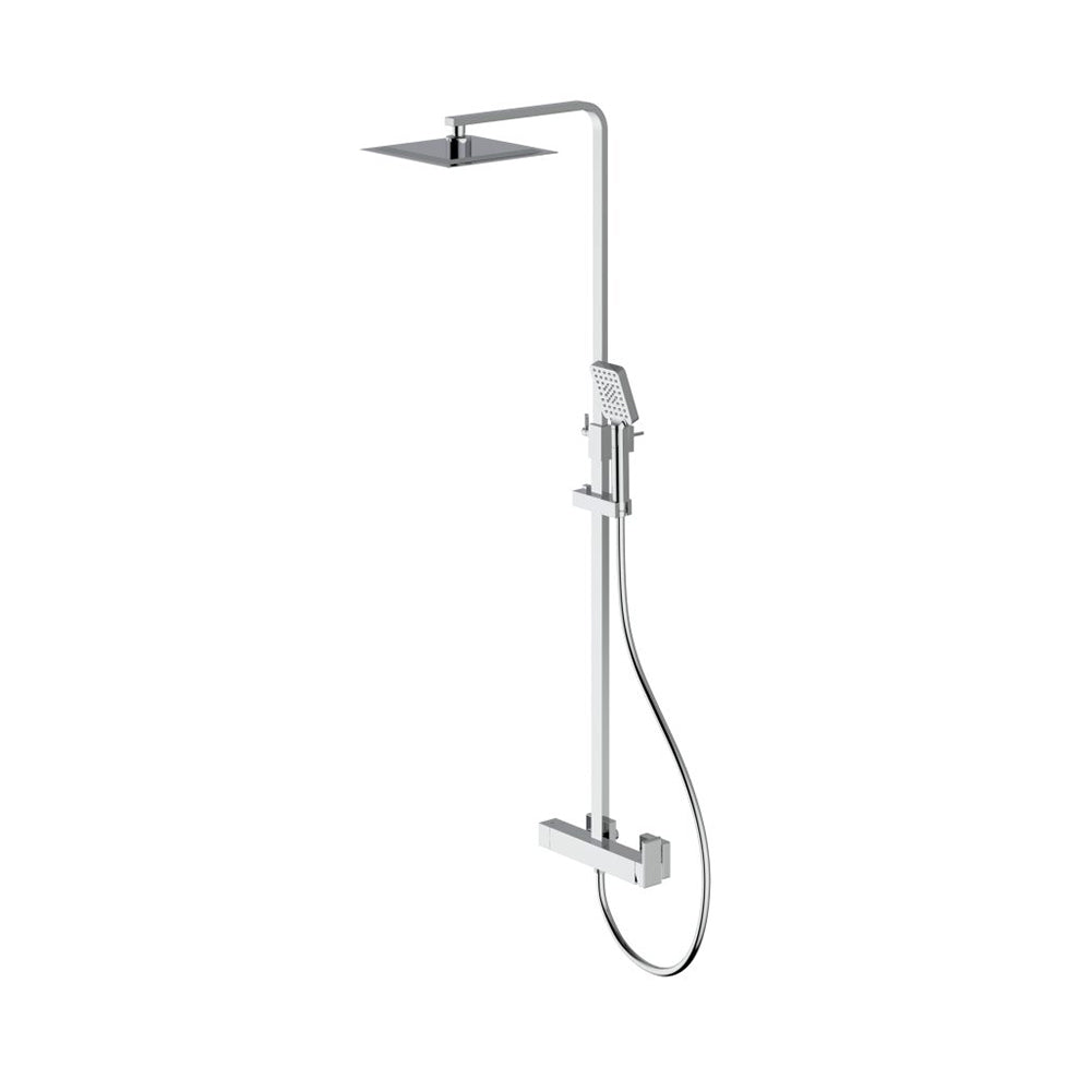 Adjustable Square Shower Column And Diverter