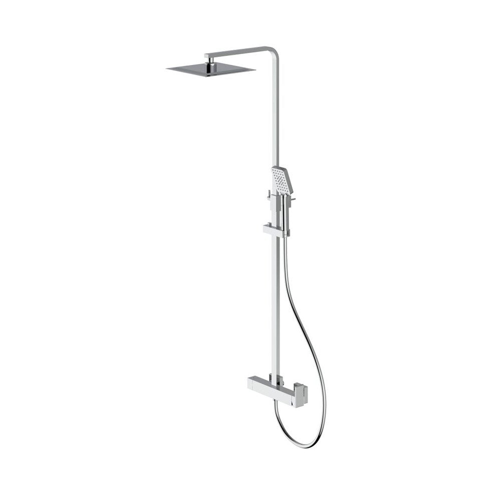 Adjustable 3 Way Shower Column With Spout