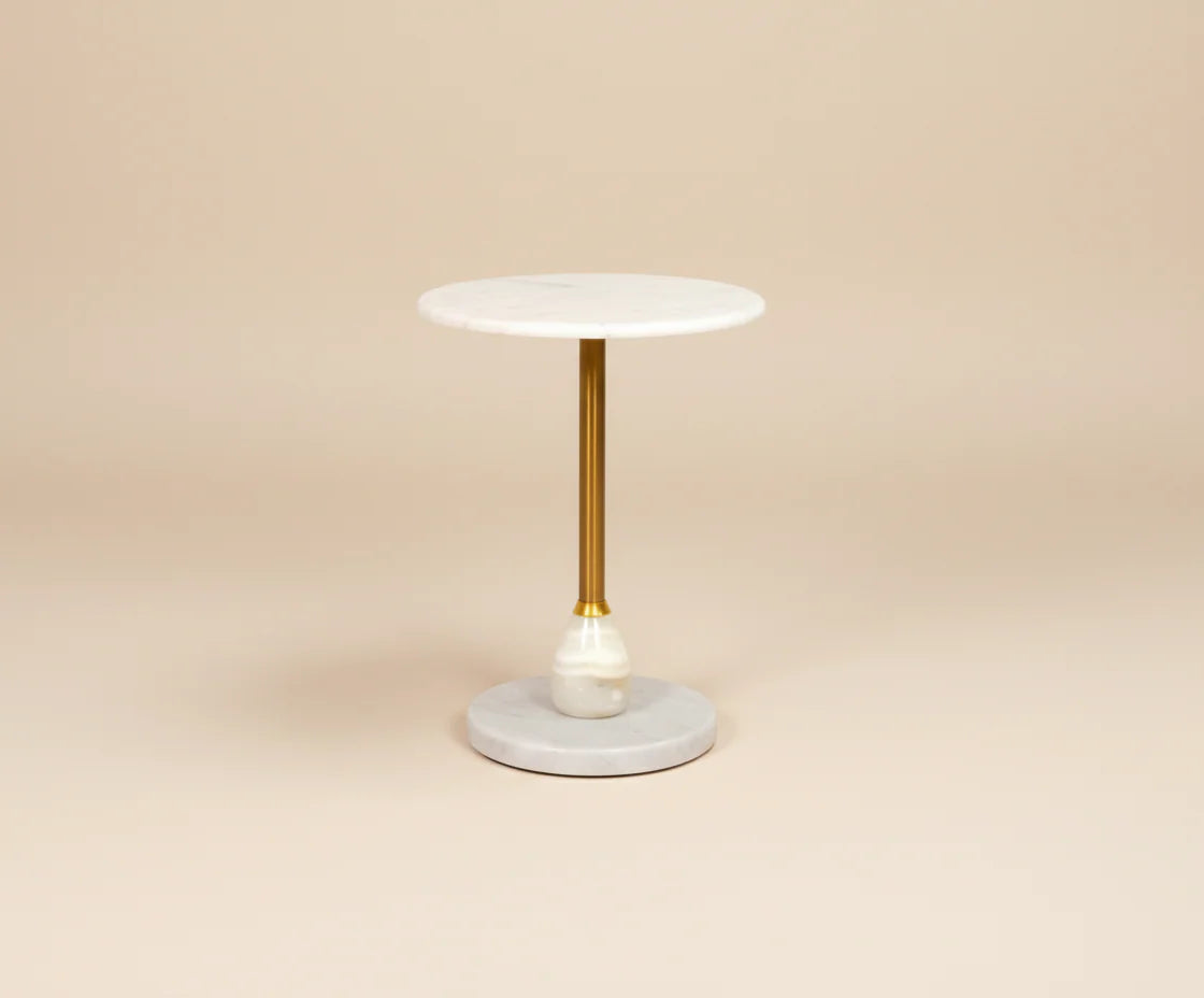 طاولة جانبية TKD-3 – سطح رخامي