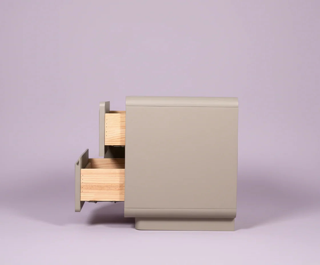 Side Table 871 (Beige, 500×400×490 mm)