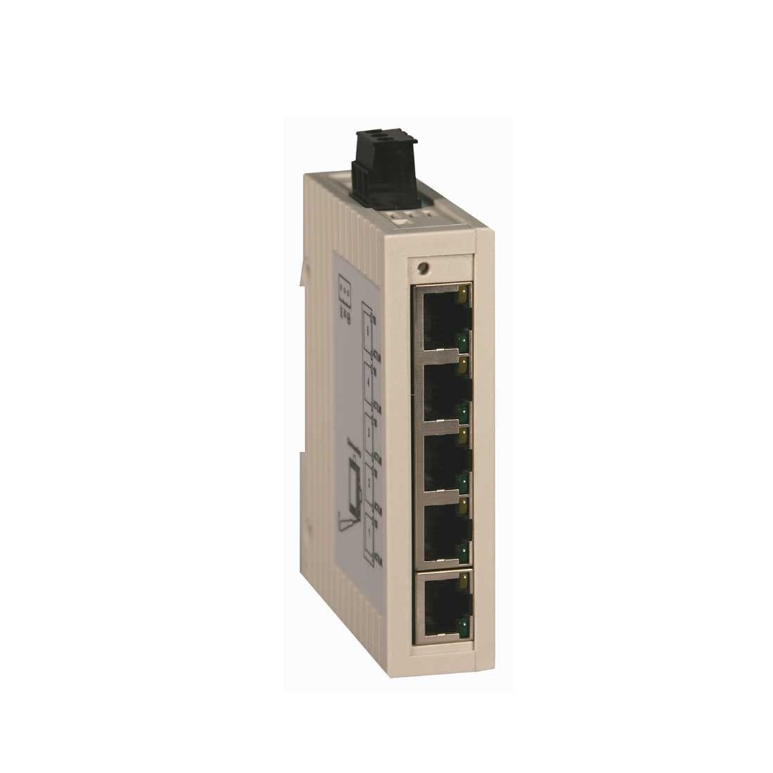 شنايدر - محول إيثرنت TCP/IP، كونيكسيوم، 5 منافذ للنحاس، رقم القطعة لدى المورد: TCSESU053FN0 قطر