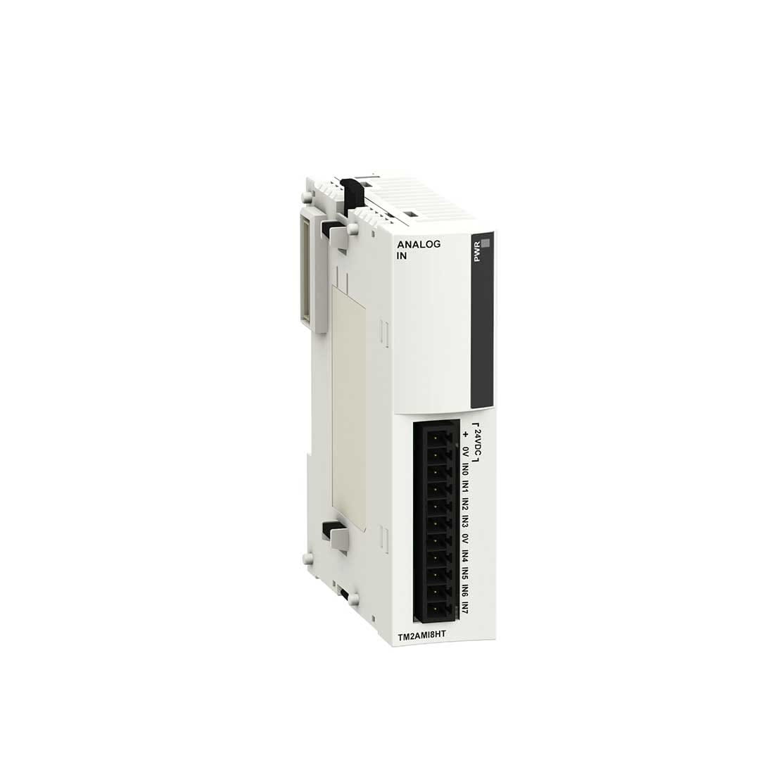 SCHNEIDER – Analog Input Module M238, 8 Inputs Voltage/Current, Non Differential, Supplier Part Number: TM2AMI8HT Qatar