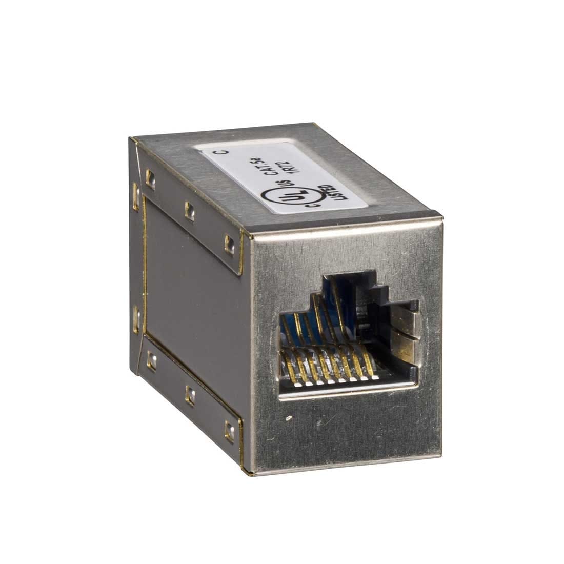 شنايدر - موصل RJ45 أنثى، أنثى، صغير الحجم وماسترباكت، مجموعة من 5 قطع، رقم القطعة لدى المورد: TRV00870 قطر