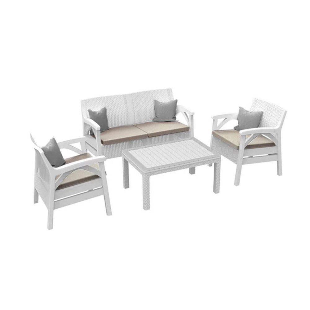 Violethouse Santana 4 Pieces Garden Armchair