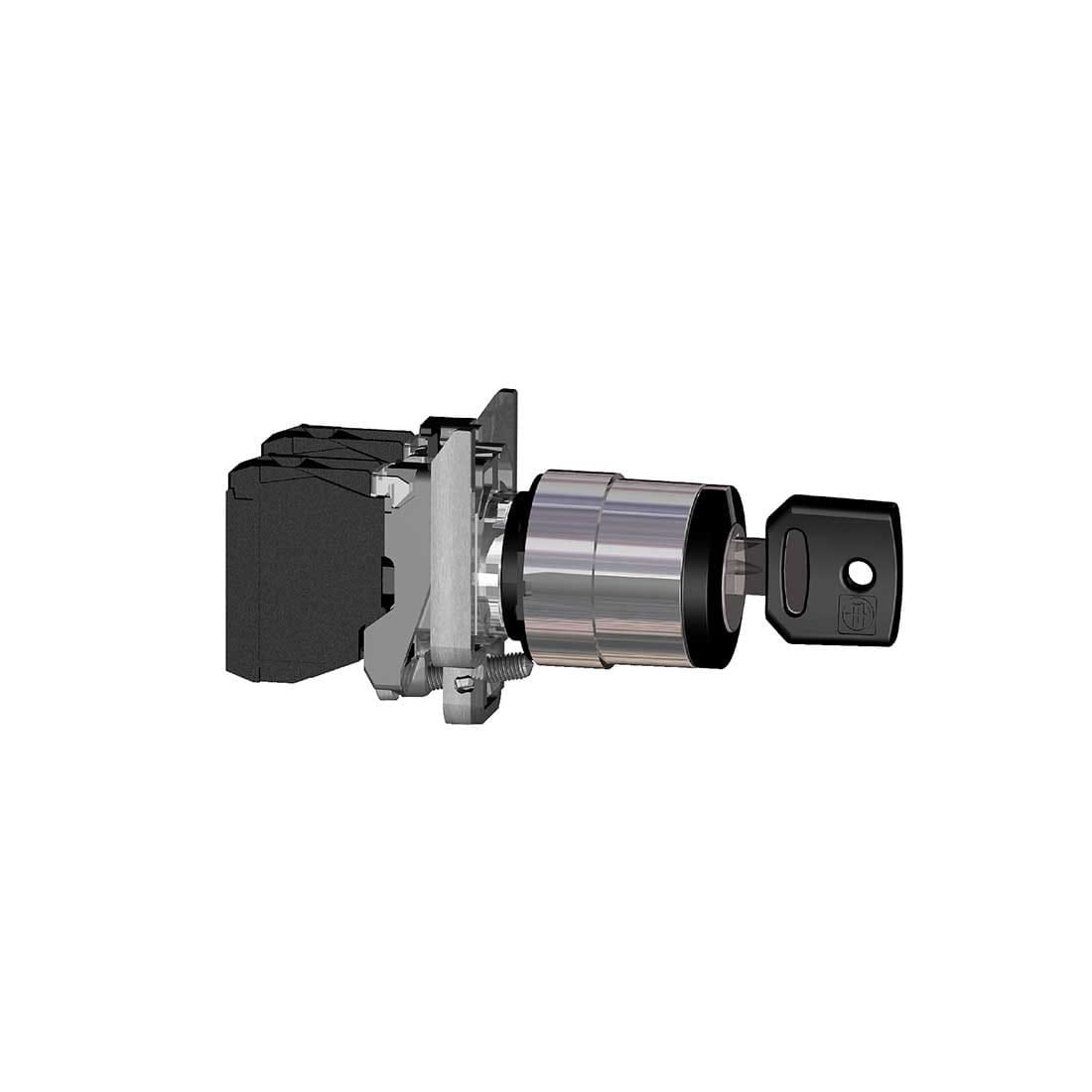 SCHNEIDER – Key Selector Switch 2No 3-Stay Put, Supplier Part Number: XB4BG33 Qatar