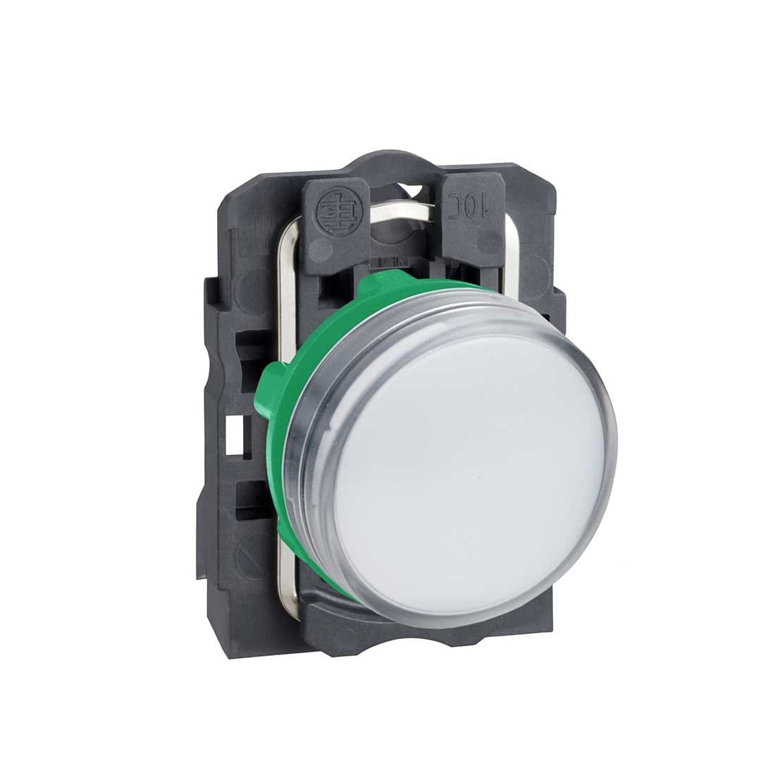 SCHNEIDER – White Complete Pilot Light ?22 Plain Lens With Integral Led 230-240V, Supplier Part Number: XB5AVM1 Qatar
