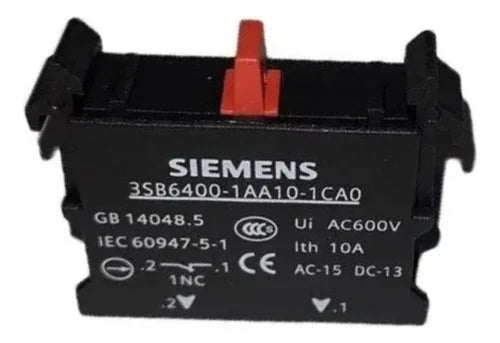 SIEMENS 3SB6400-1AA10-1CA0 Contact block actuator
