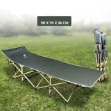 Toby’s Camping Chair-06 Folding Camping Bed 150kg with Cushion