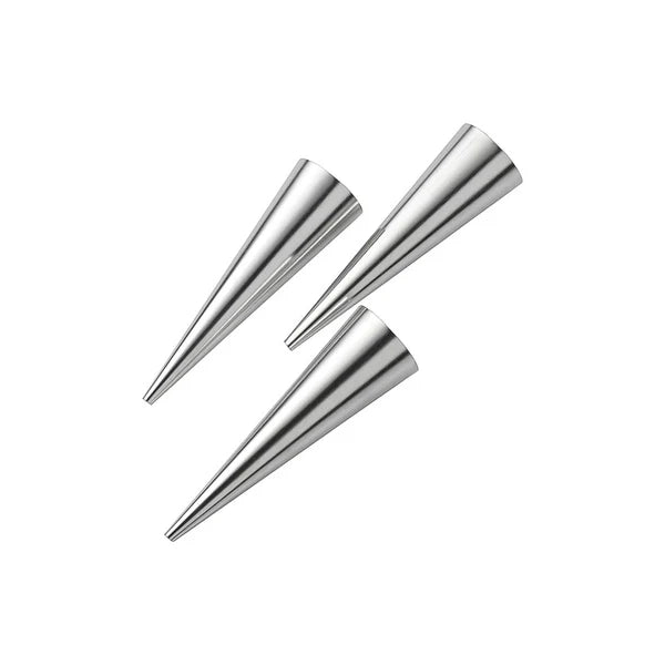 Pedrini Stainless Steel Moulds 3 Cream Horn