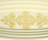 Center Table + Side Table Teapoy Combo - Gold Design