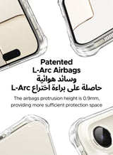 3 in 1 for iPhone Air Case, Built in 4 L-Arc Airbags, Military-Grade Protection, Ultra Clear, Shockproof iPhone Cover, with 2-Pack Ultra HD Screen Protector, Slim Case for Air 6.5"