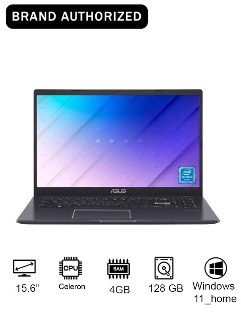ASUS Vivobook Go 15 E510KAB Laptop Celeron N4500 4GB RAM 128GB eMMC Star Black