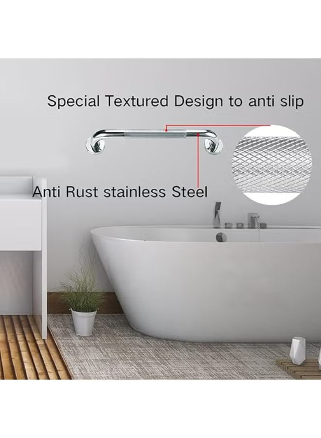 2 Pcs Stainless Steel Bathroom Grab Bars