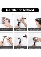 Stainless Steel Bathroom Grab Bars (2 Pcs)