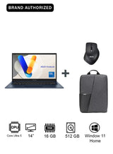 ASUS Vivobook 14 Laptop – Intel Core 5 120U, 16GB RAM, 512GB SSD, 14″ Display, Windows 11 Home, Blue