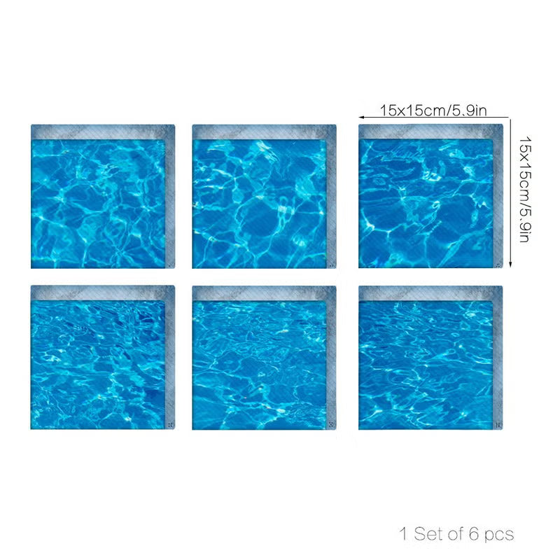 ChezMax 3D Anti-Slip Bathtub Decal Stickers