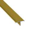 Aluminium “T”Divider Strip Listelo  (Light Gold)