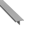 Aluminium “T” Shape Divider / Listelo Strip (Polished Silver)