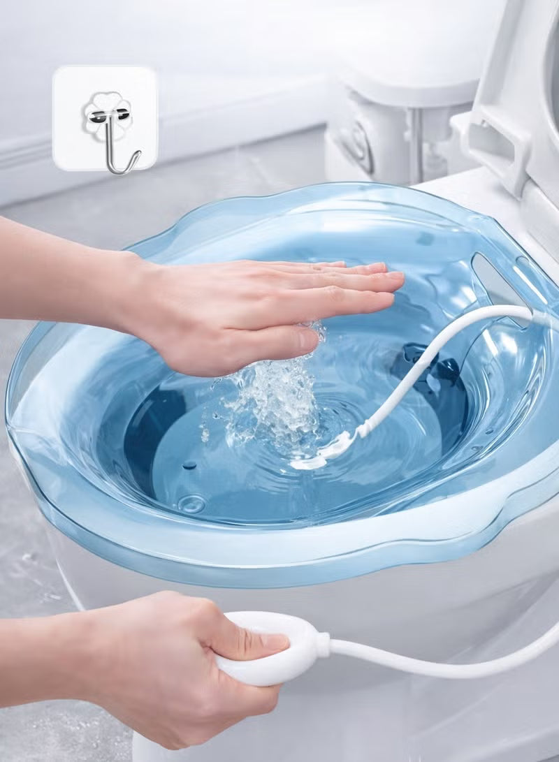 Sitz Bath for Toilet Seat with Flusher