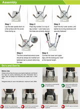 Adjustable Height Shower Stool