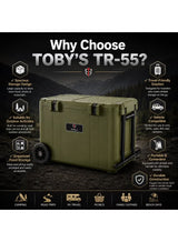 Toby’s TR-55 – 55L Portable Mini Freezer 12V Refrigerator for Camping & Travel