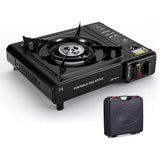 Toby’s Gas Stove-05 – Portable Dual Fuel Camping Stove with Carrying Case