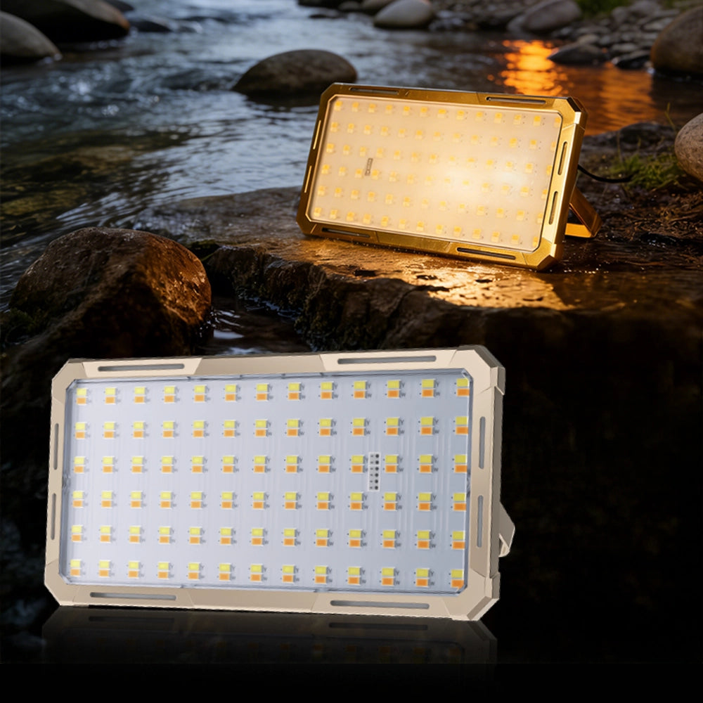 Toby’s CPL-T48 150W Portable LED Solar Work Light 15000 Lumens with USB Charging