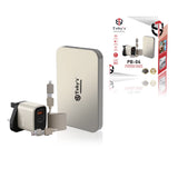 Toby’s PB-04 5000mAh Ultra-Slim Magnetic Power Bank, 15W Wireless & 20W PD with 65W Adapter and Retractable Cable
