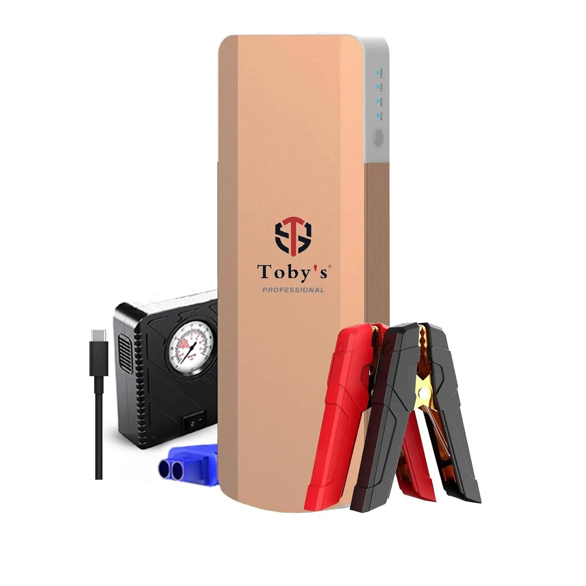 Toby’s X19 PRO 16000mAh Jump Starter with Tire Inflator – 1500A