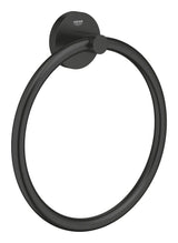 GROHE Essentials Towel Ring Matte Black 1024612430