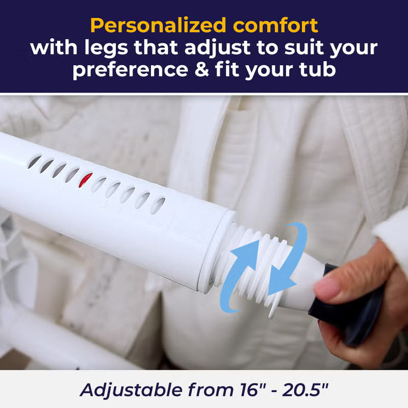 Drive Medical Bathroom Bench with Back &amp; Arms