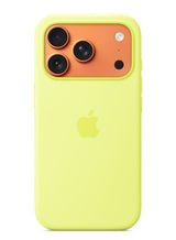 iPhone 17 Pro Silicone Case with MagSafe – Neon Yellow
