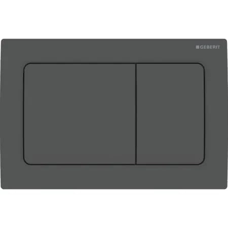 Geberit Alpha30 Flush Plate – Black Matt