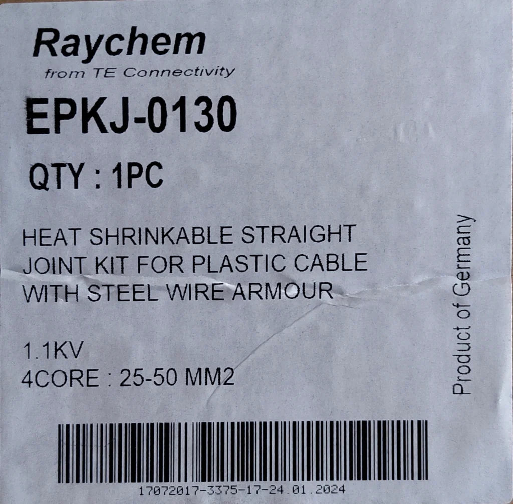RAYCHEM EPKJ-0130 HEAT SHRINKABLE STRAIGHT JOINT KIT