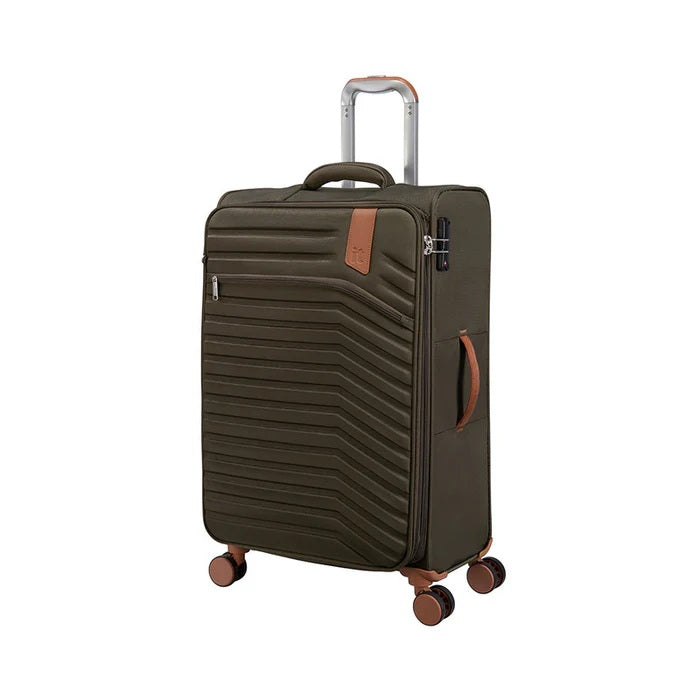 It Luggage Medium Dark Olive Trolley