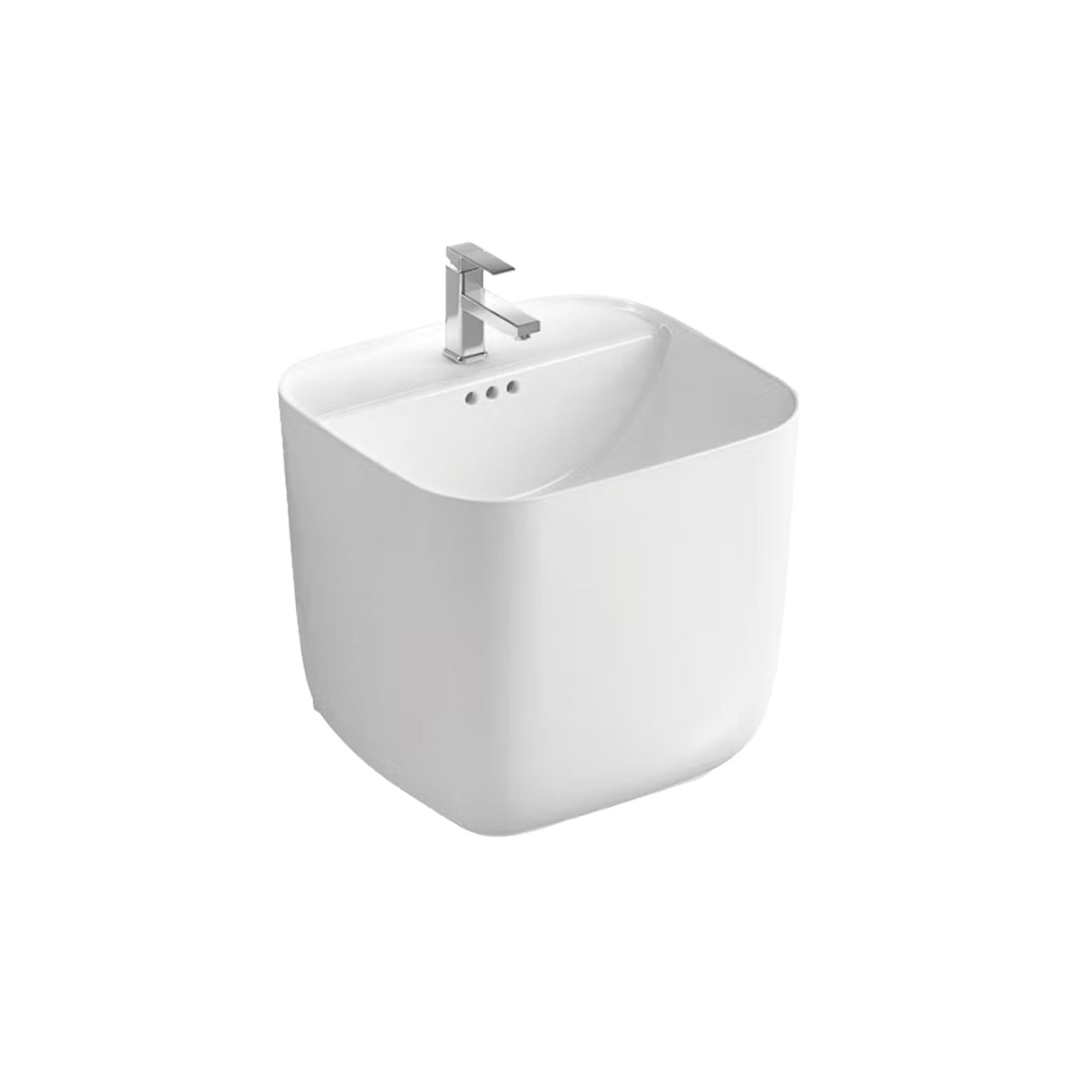 2265 Wall Hung Basin 445*425*390mm White