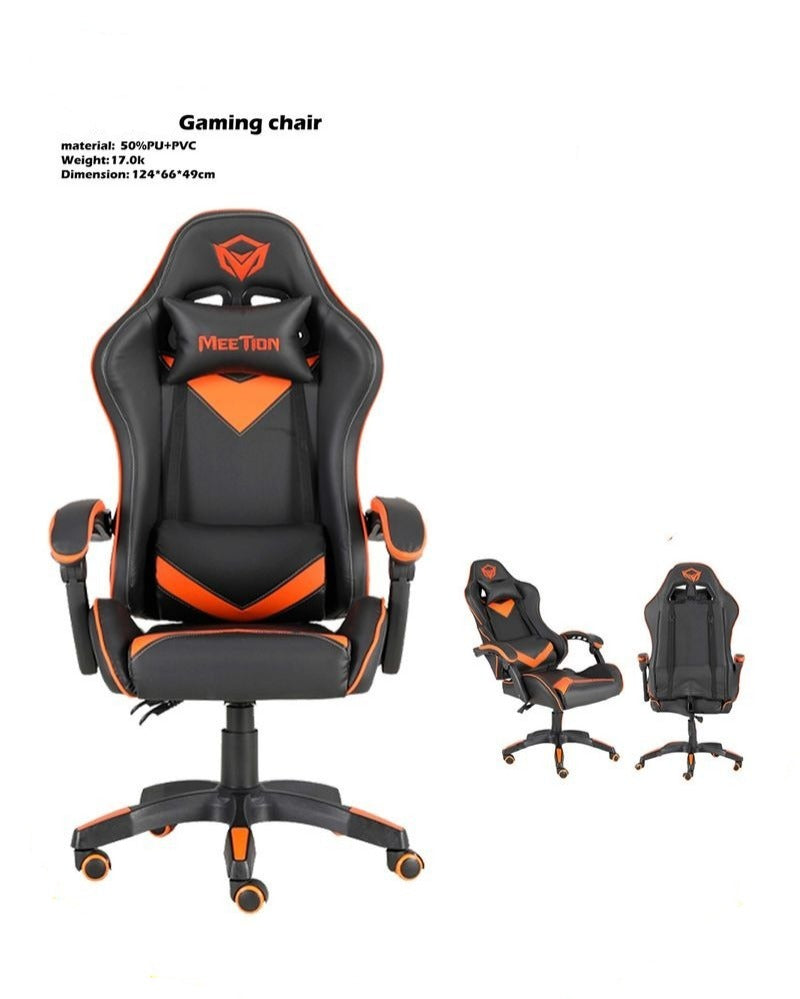 Gaming Chair Meetion - Black/Orange