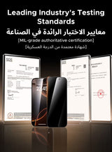 2-Pack Privacy Screen Protector with Auto-Alignment Kit, Auto Dust for iPhone 17 Pro 6.3-Inch, 9H+ Military Grade Shatterproof, iPhone 17 Pro Glass Film, HD Clear, Case Friendly -