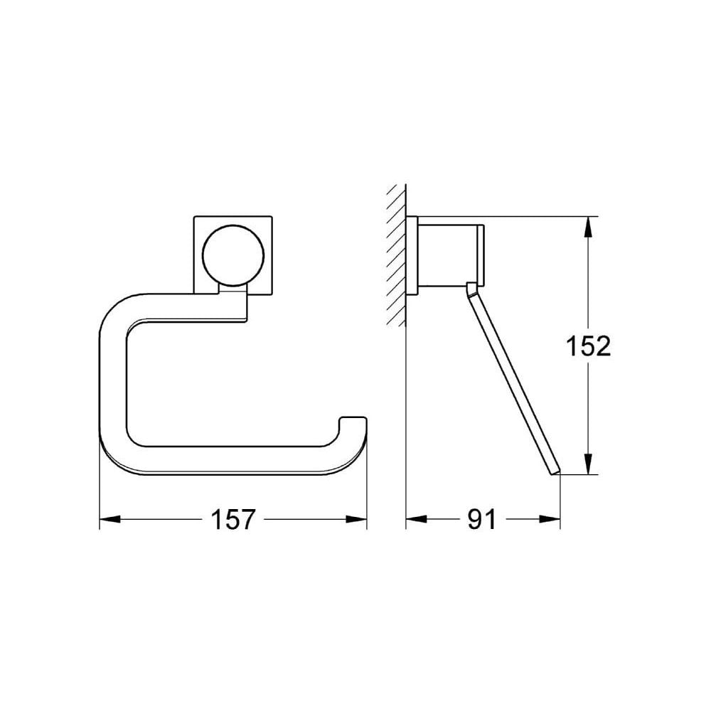 Grohe Allure Roll Holder Chrome