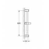 Grohe Tempesta Rustic Shower Rail (600/900 mm)
