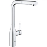 Grohe Essence Single Lever Pull‑Out Kitchen Sink Mixer Tap with Pull‑Out Spray