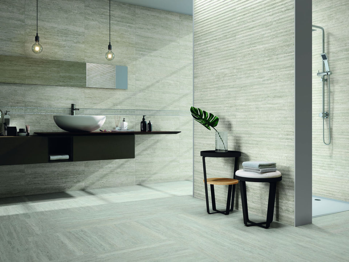 AP Travertino Matt Silver Tile600x600mm