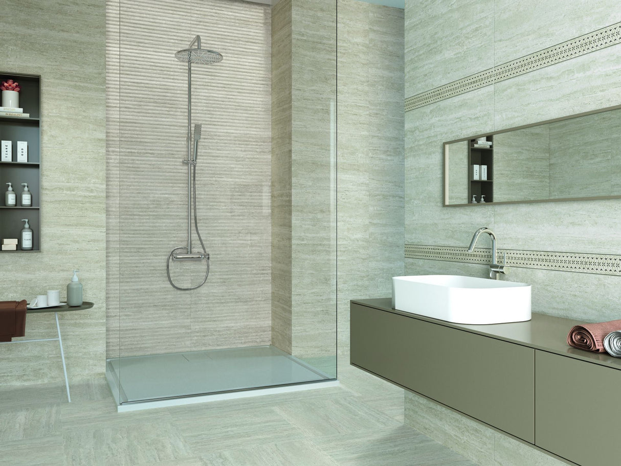 AP Travertino Matt Silver Tile600x600mm