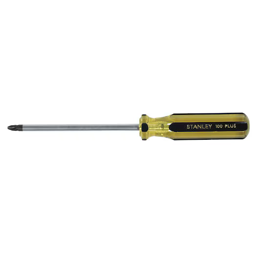STANLEY 100 PLUS® 3 pt × 6 in Phillips® Screwdriver