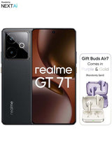 GT 7T AI Phone Dual SIM lceSense Black 12GB RAM 512GB With Buds Air 7 - Middle East Version