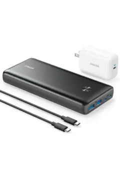 ANKER | Power Bank 25600mAh Portable Charger 87W (Bundle with 65W USB-C Charger)
