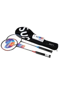 SUPREME | Sports Iron Alloy Badminton Racket 5Pcs Set