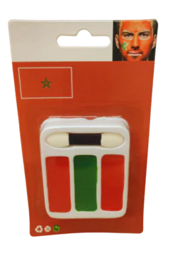 Quick Face Painting Kit with Brush (3 Packets) | Morocco