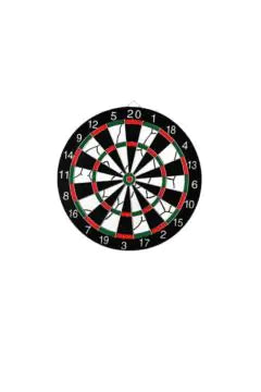 SUPREME | Sports Flocked Dartboard With 6 Darts - 12 Inch